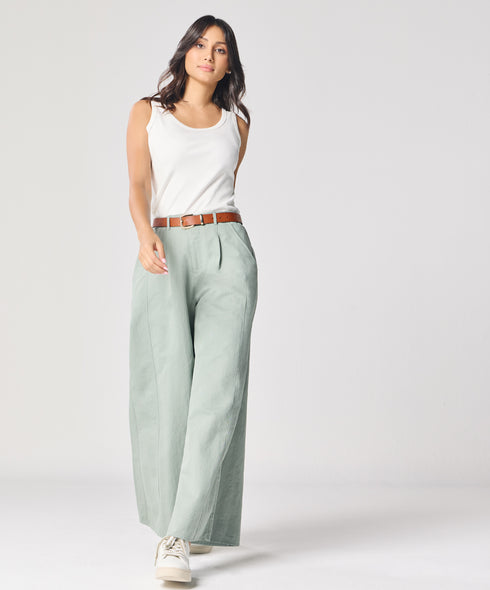 White Rib Cami Top